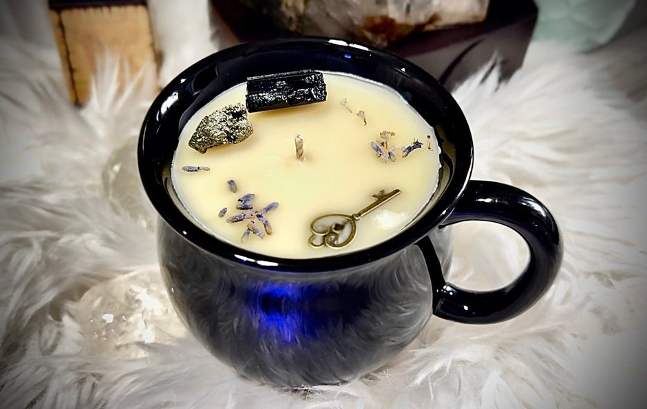 The Lovers Witches Mug 12oz Candle - Blu Lunas Shoppe