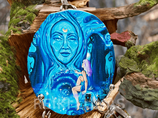 Crystal Slab Girl in Forest - Blu Lunas Shoppe