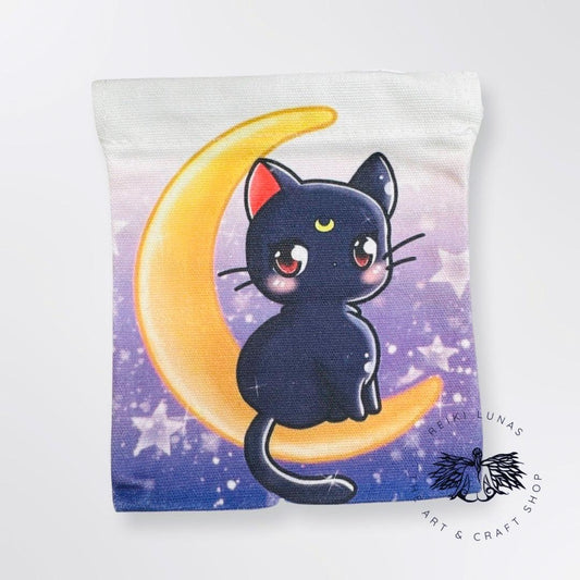Moon Kitty Tarot and Crystal Bag - Blu Lunas Shoppe